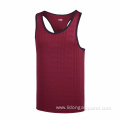 Sports Workout Fitness Ribbed Gym Tank Top Men